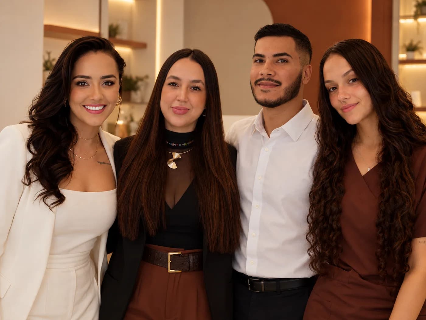 A equipe da Clínica Anna Face and Body